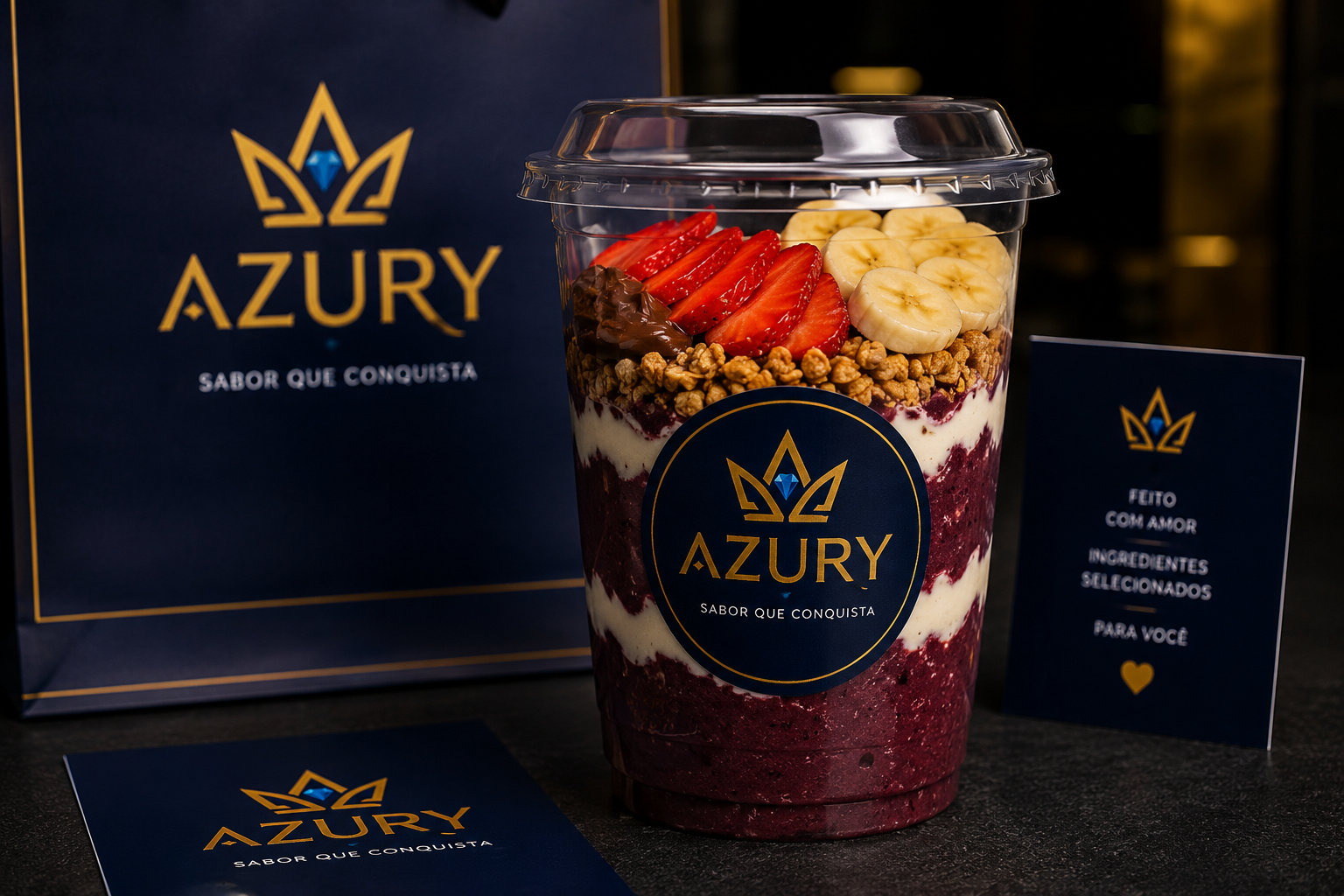 Copo de açaí Azury